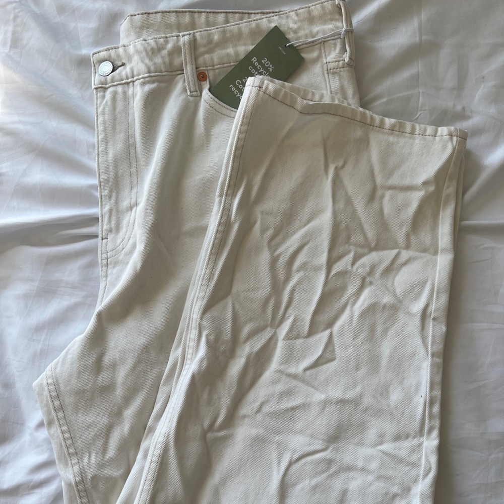 SIZE 18 | H&M White Jeans